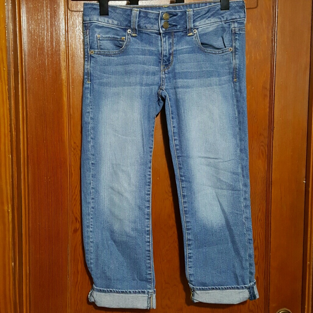 Denim capris